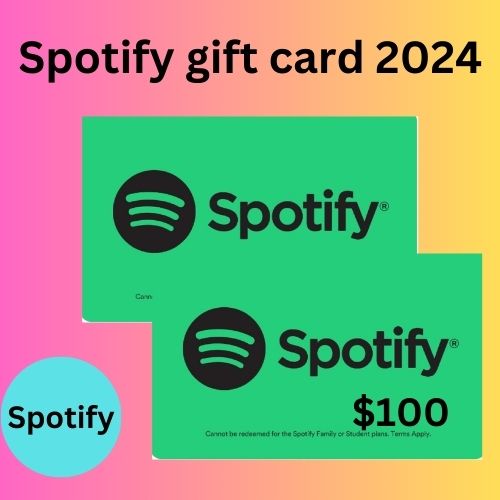 New Spotify Gift Card-2024